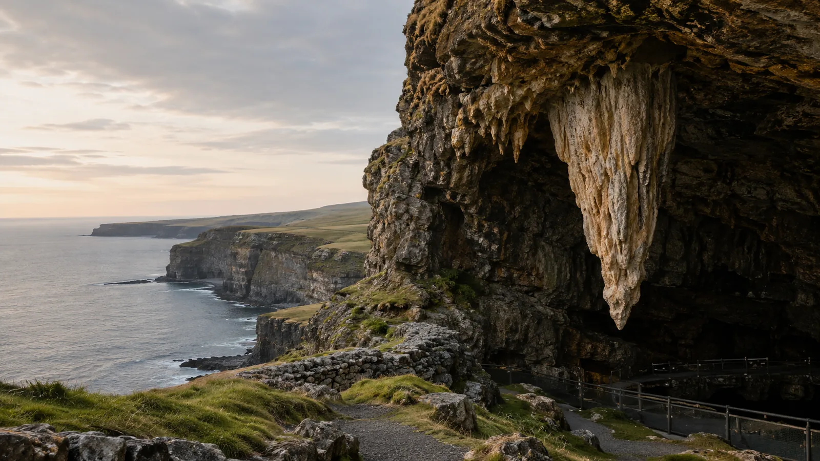 Doolin Cave und der Große Stalaktit